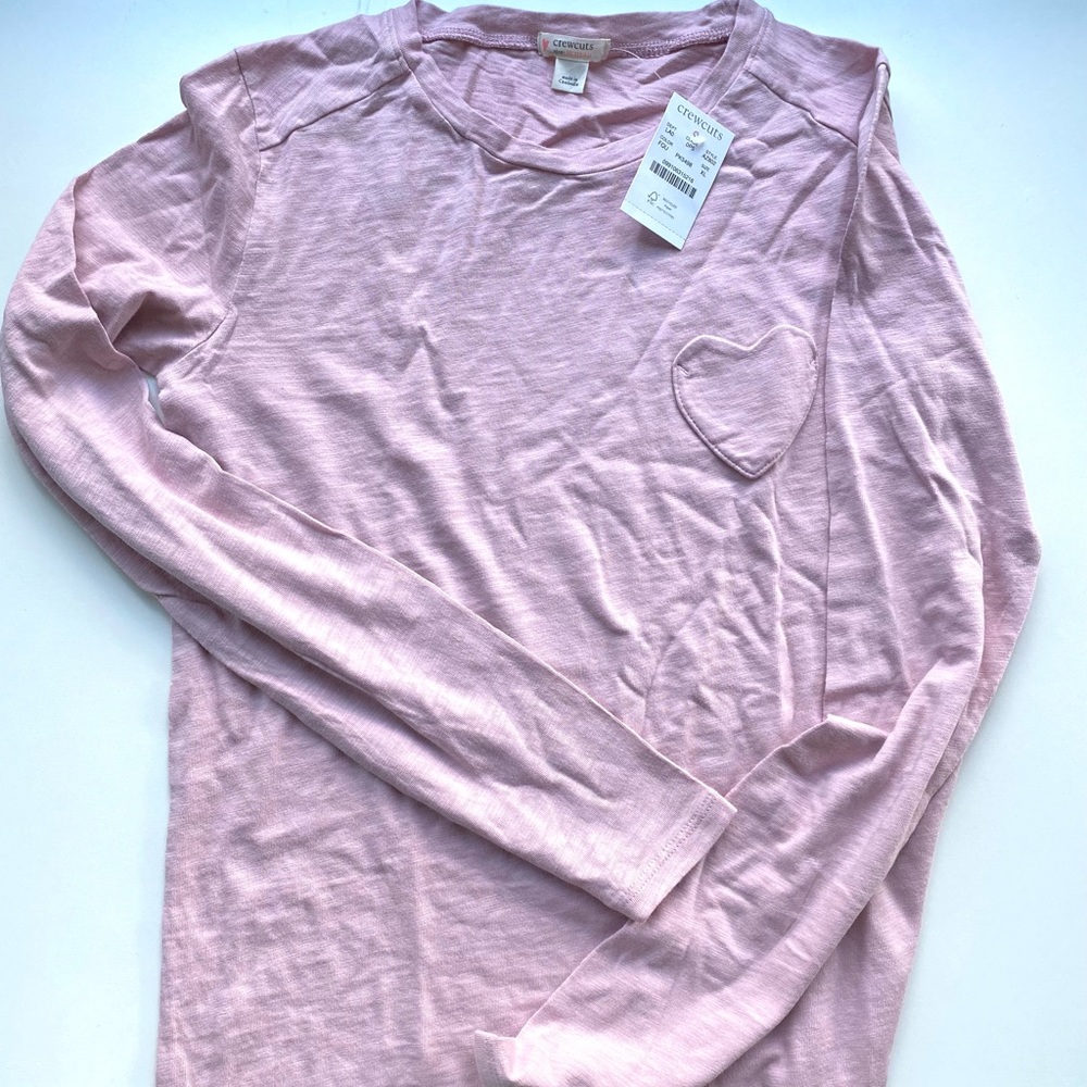 Girls cotton long sleeve t-shirt JCrew